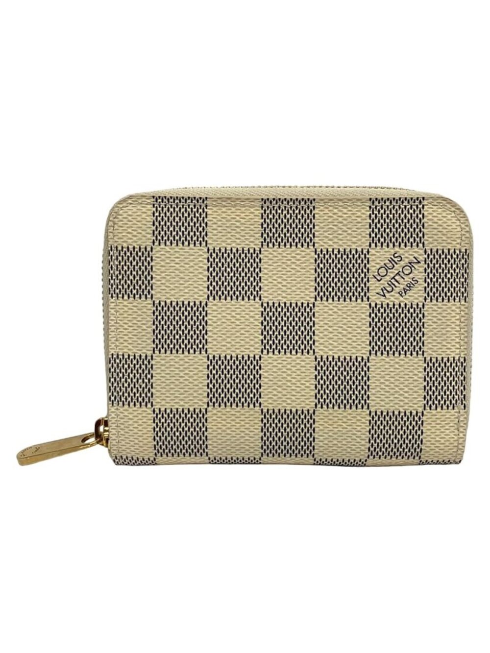 Louis Vuitton Coin Purse Damier Zippy Azur Beige